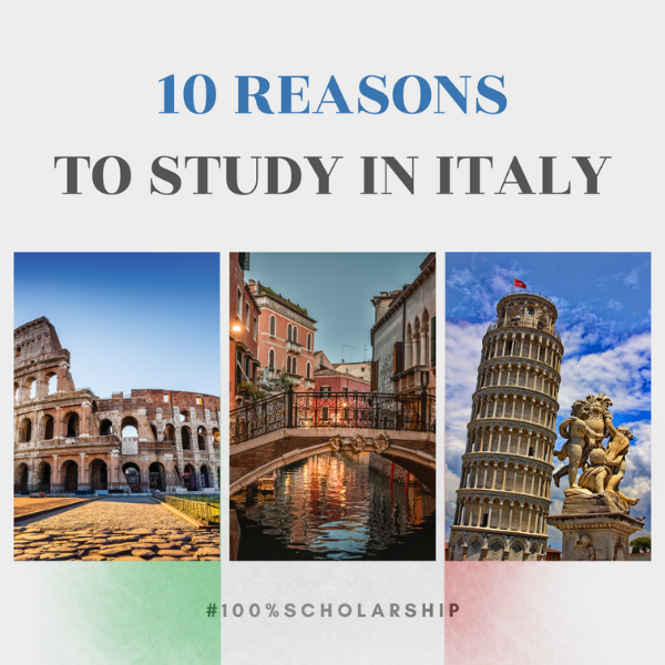 10 reasons to study in Italy