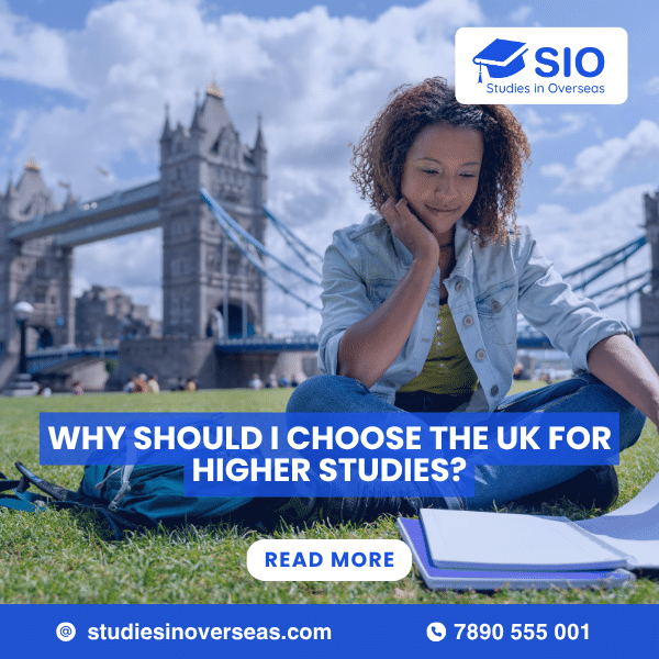 Discover the top reasons to study in the UK – world-class education, scholarships, and a global future. Get expert help from Studies in Overseas for your UK student visa and application