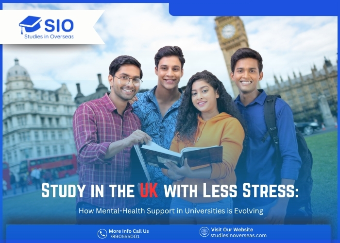 Students in UK universities accessing modern mental-health support services designed to reduce stress and improve campus wellbeing